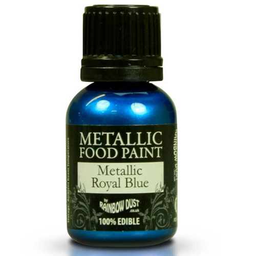 Metallic Food Paint - Royal Blue