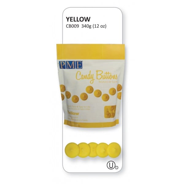 Yellow Candy Buttons