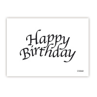 impressit™ Cake Stamps - Happy Birthday CALLIGRAPHY
