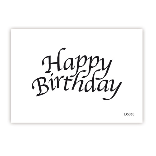 Bakeria- PartyDeco Gold Happy Birthday Cake Topper- Gold Happy Birthday  Calligraphy Cake Topper