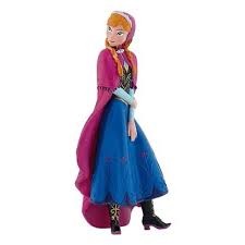 Frozen Figurine Anna Cake Topper (BLUE Dress)