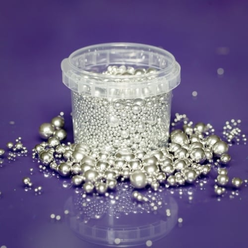 Edible Silver Balls - Mix 2mm,4mm,6mm,8mm,10mm