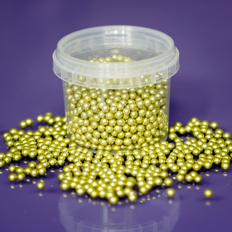 Edible Gold Balls - 4mm 