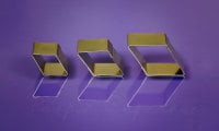 Purple Cupcakes Cutters - DIAMONDS x 3