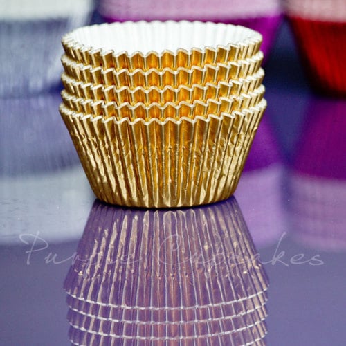 Cupcake Cases FOIL - 70 Gold