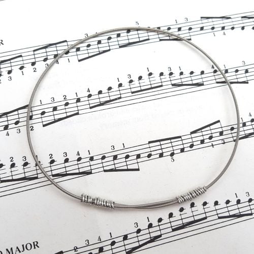 Guitar string bracelet bangle Size XL (85mm diameter) PD031