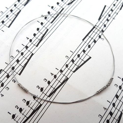 Guitar string bracelet bangle Size XXS (60mm diameter) PD037