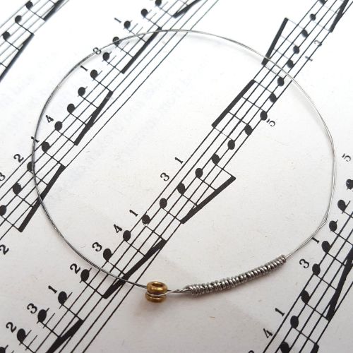 Guitar string bracelet bangle Size XXS (60mm diameter) PD038
