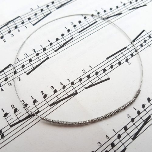 Guitar string bracelet bangle Size S (70mm diameter) PD040