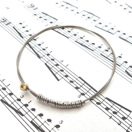 Guitar string bracelet bangle Size XXS (60mm diameter) CB012