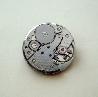 Steampunk watch movement pin brooch SBR016