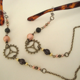 Beaded Steampunk glasses spectacles chain GC006