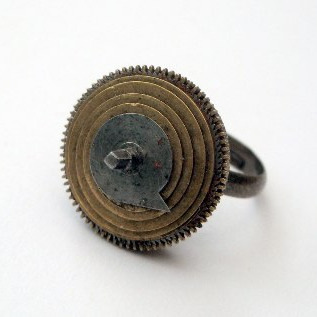 Steampunk watch parts and cog ring SR020