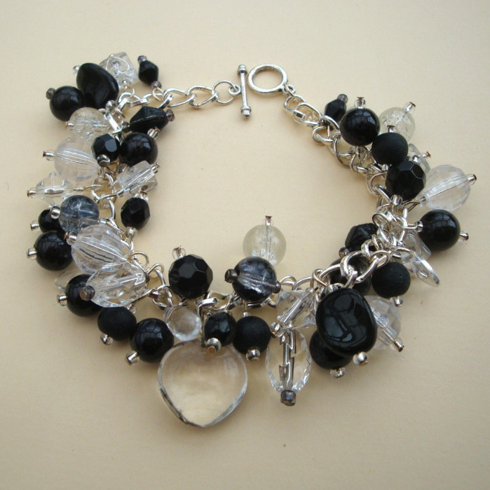 CCB015 ‘Sparkle!’ handmade charm bracelet