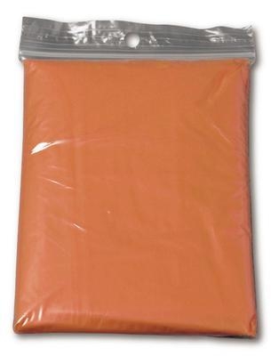 Adult Orange Disposable Ponchos
