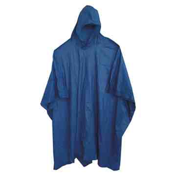 Adult Blue Re-Usable PVC Ponchos
