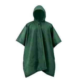 Adult Green Re-Usable PVC Ponchos