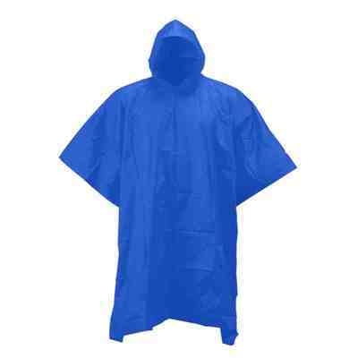 Child Blue Re-Usable PVC Ponchos