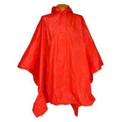 Child Red Re-Usable PVC Ponchos