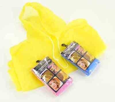 Child Pink Re-Usable PVC Ponchos