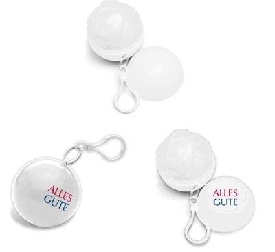 NEW! White Poncho Balls with Poncho