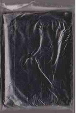 Adult Black Disposable Rain Ponchos