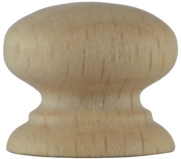 18mm Beech Knob with 2mm Pilot Hole Pack size - 250