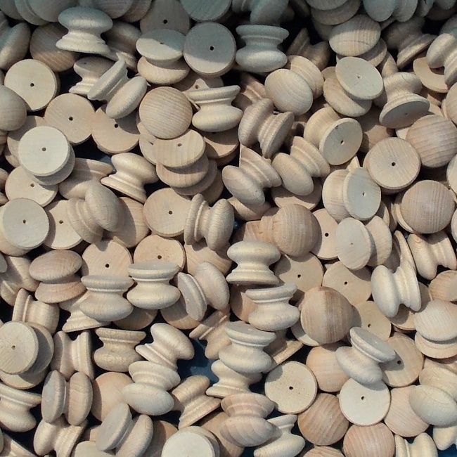Beech Knobs Priced in Boxes of 250