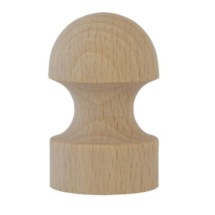 22mm Beech Knob Drilled with 2.5mm pilot hole