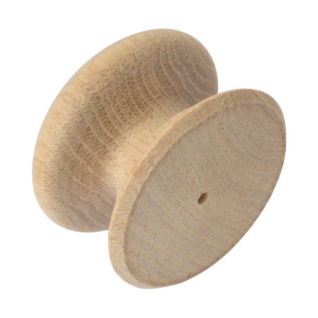 53mm Oak Antique Style Knob with 3mm pilot hole.