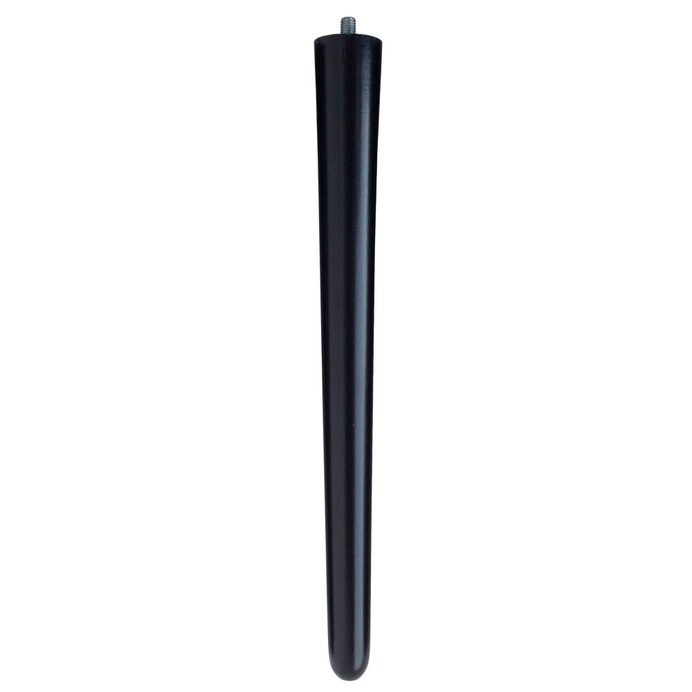 Tapered Beech Legs, Painted Black