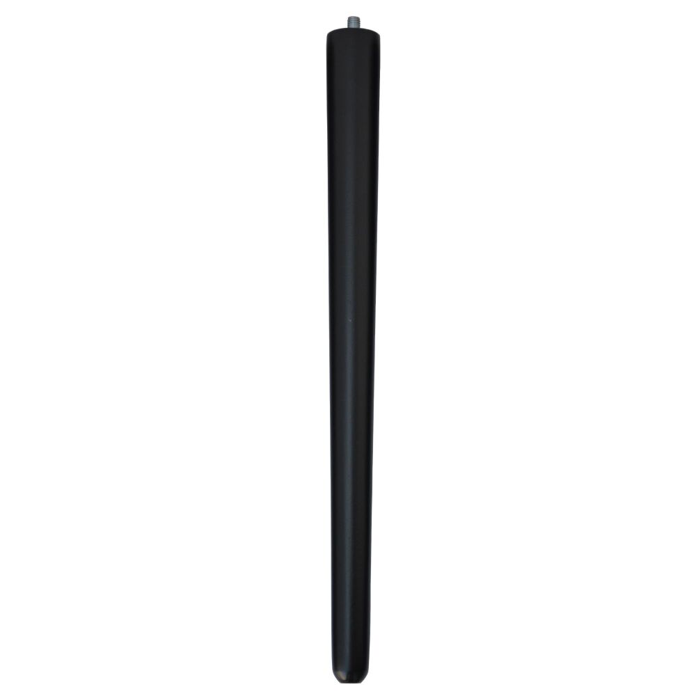 Tapered Beech 34mmØ Legs, Painted Black, 390mm Long