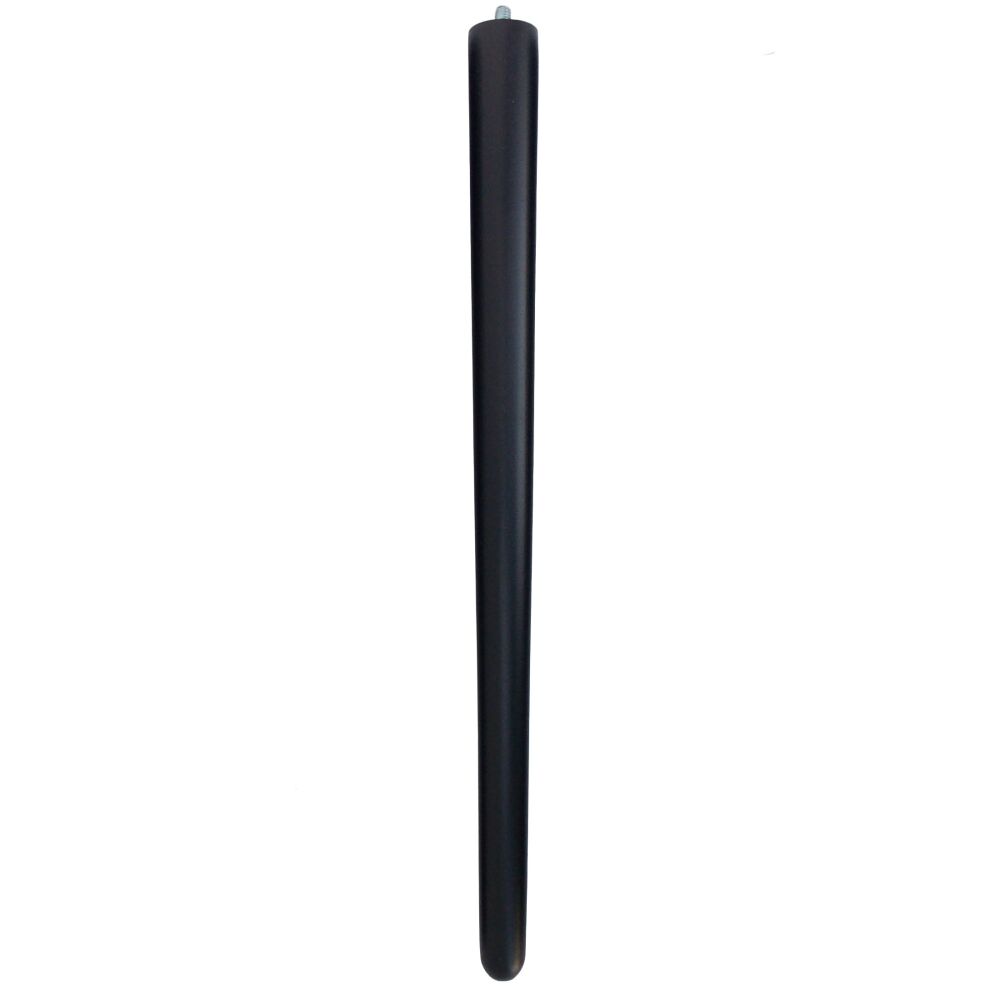 Tapered Beech 34mmØ Legs, Painted Black, 450mm Long