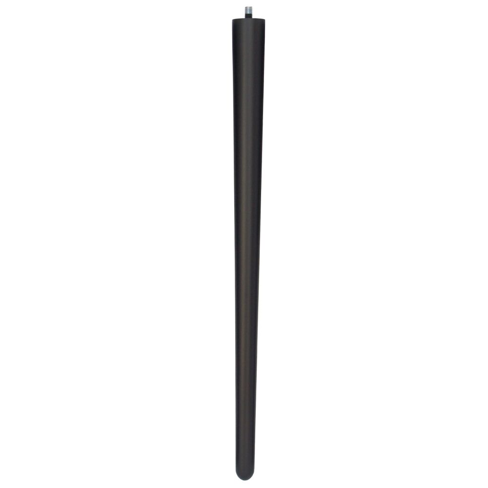 Tapered Beech 34mmØ Legs, Painted Black, 510mm Long