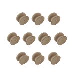 35mm Pack of Ten Beech Victorian Knobs with a 3mm pilot hole.