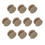 53mm Pack of Ten Beech Antique Style Knobs with a 3mm pilot hole.