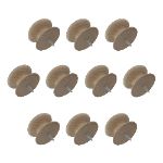 53mm Pack of Ten Beech Antique Style Knobs with a Dowel Screw