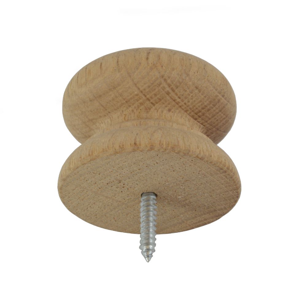 Oak Knobs with Dowel Screw