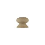 18mm Beech Knob 3mm Pilot Hole    Pack size - 100