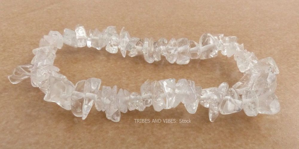 Quartz Crystal chip Bracelet (stock)