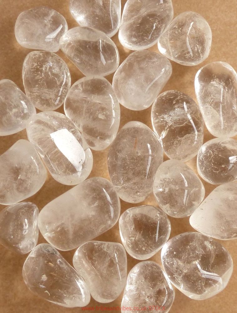 Quartz Crystal Tumbled Stones 20-25mm