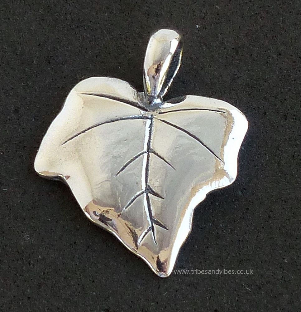 Ivy Leaf Pendant Sterling Silver (stock)