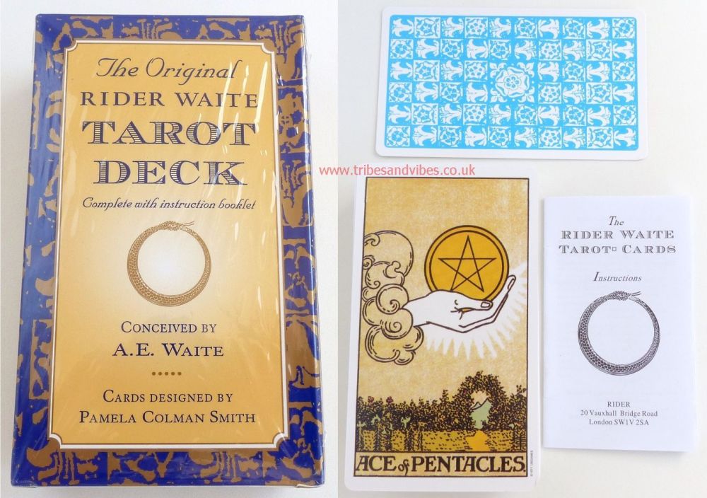 Rider AE Waite Tarot Cards, Boxed Set with Basic Instructions (stock)