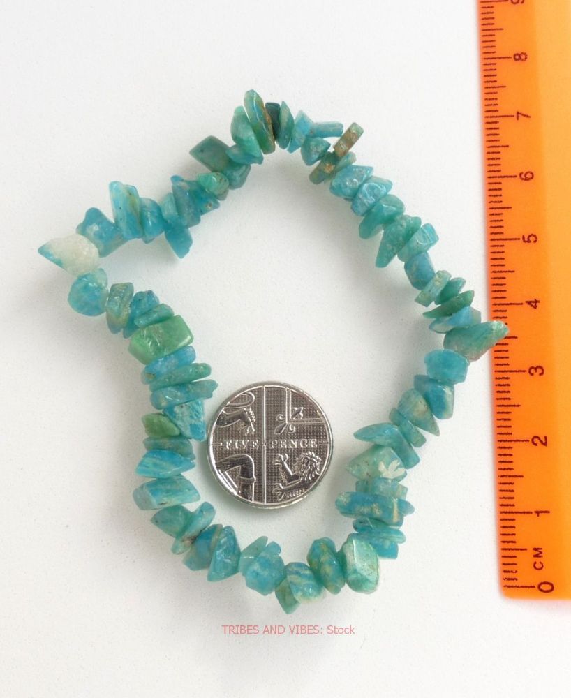 Amazonite (Russian) Bracelet Crystal Chips