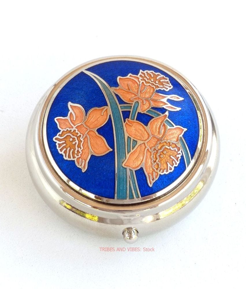 Daffodils Pill Box by Sea Gems (Stock)