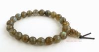 Labradorite Bracelet Crystal Power Beads Mala