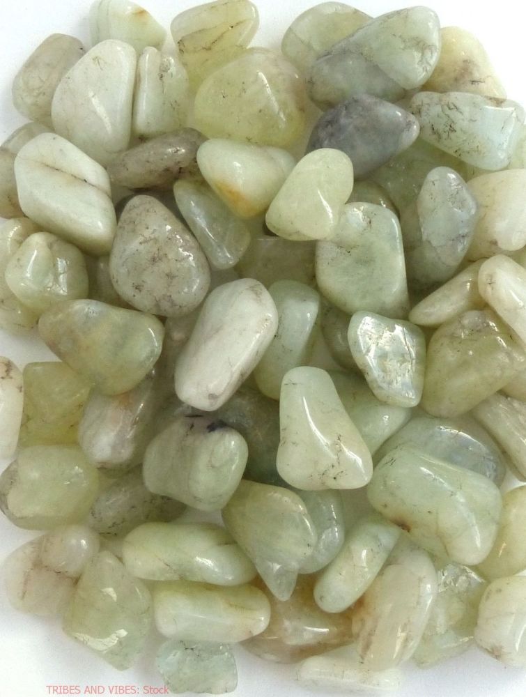 Beryl (green) Crystal Tumbled Stones 15-20mm