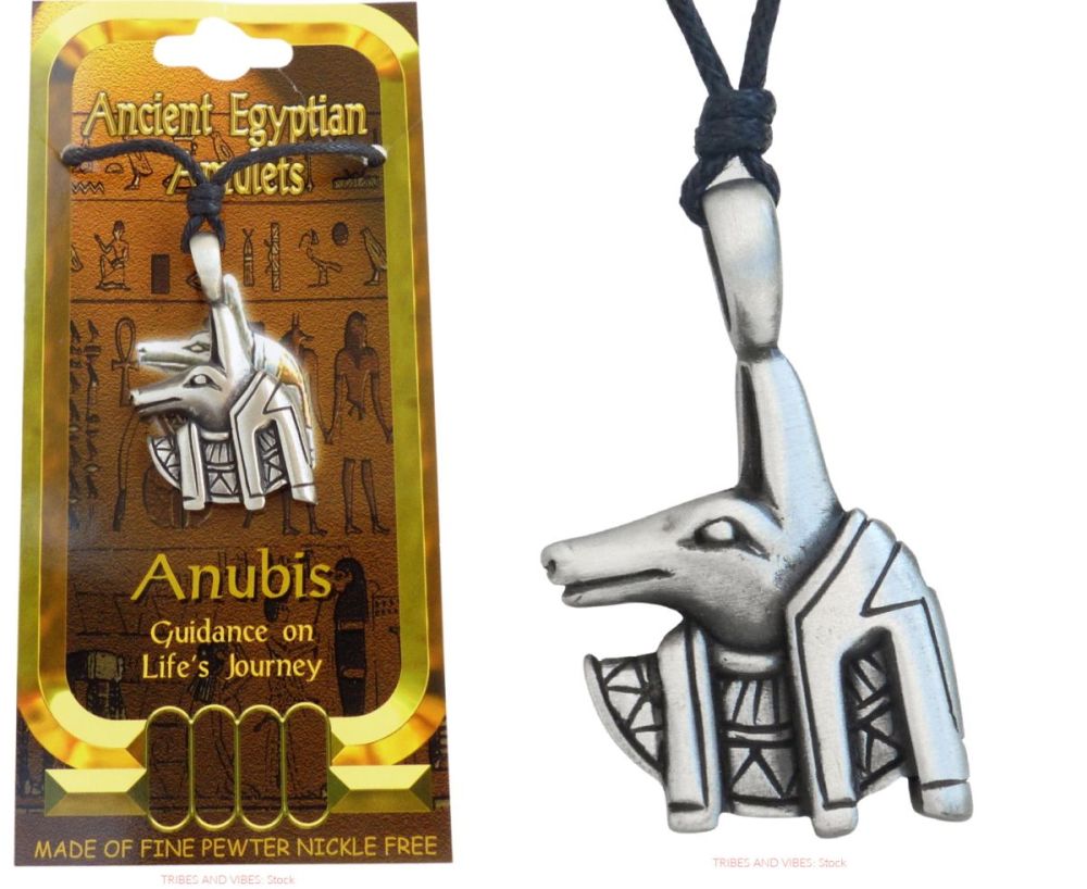 Anubis Egyptian God of the Afterlife Pendant Necklace