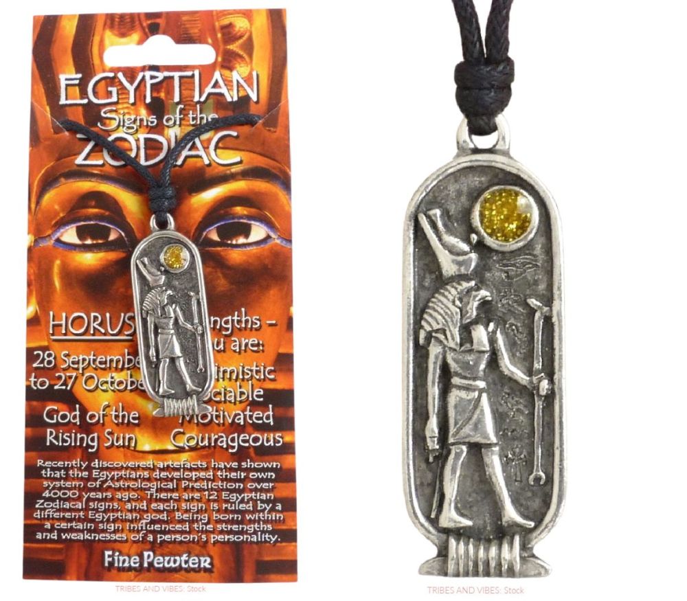  HORUS Egyptian Zodiac 28 September to 27 October Necklace