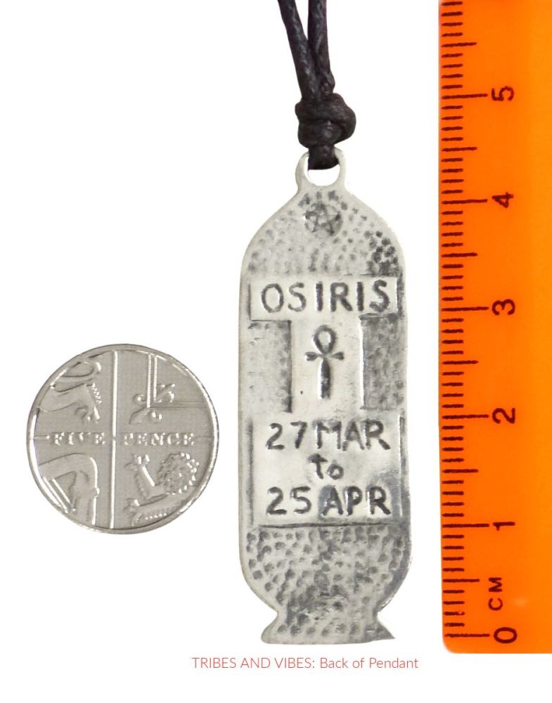 Osiris Egyptian Zodiac 27 March to 25 April Necklace